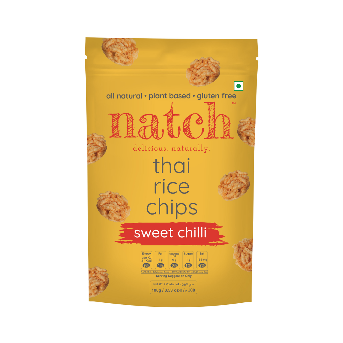 Natch Thai Rice Chips — Sweet Chilli