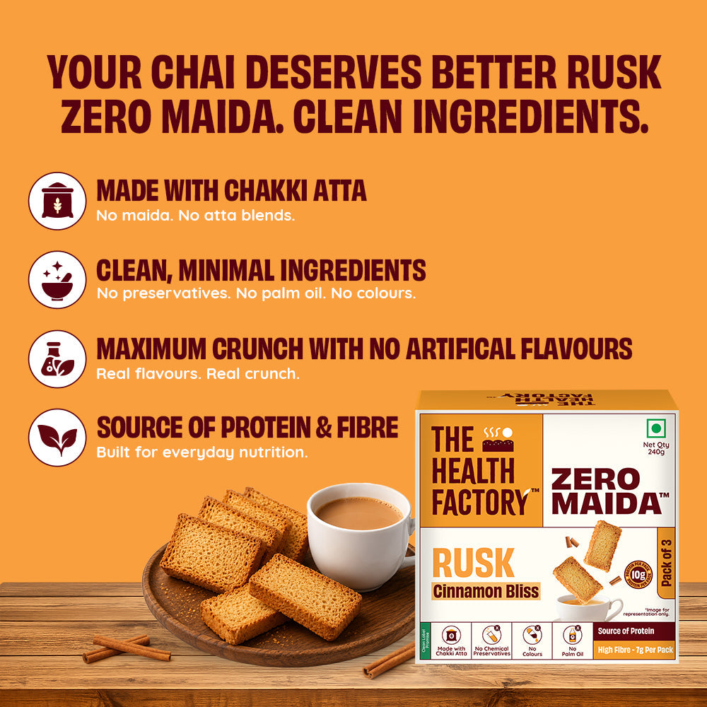 The Health Factory Cinnamon Bliss Rusk