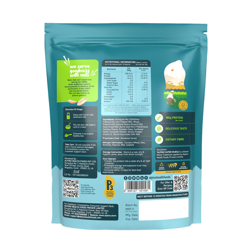 Alpino Super Muesli Cinnamon 750g