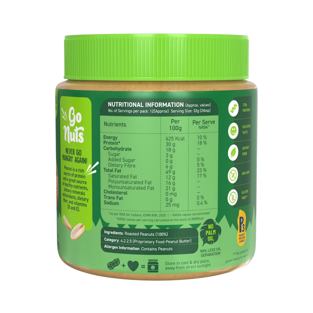 Alpino Natural Peanut Butter Crunch 400g
