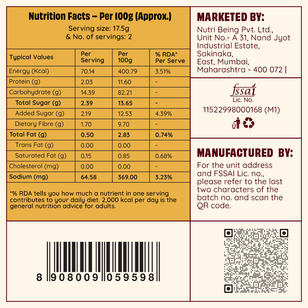 The Health Factory Toasted Pops — Cinnamon Rush 35g
