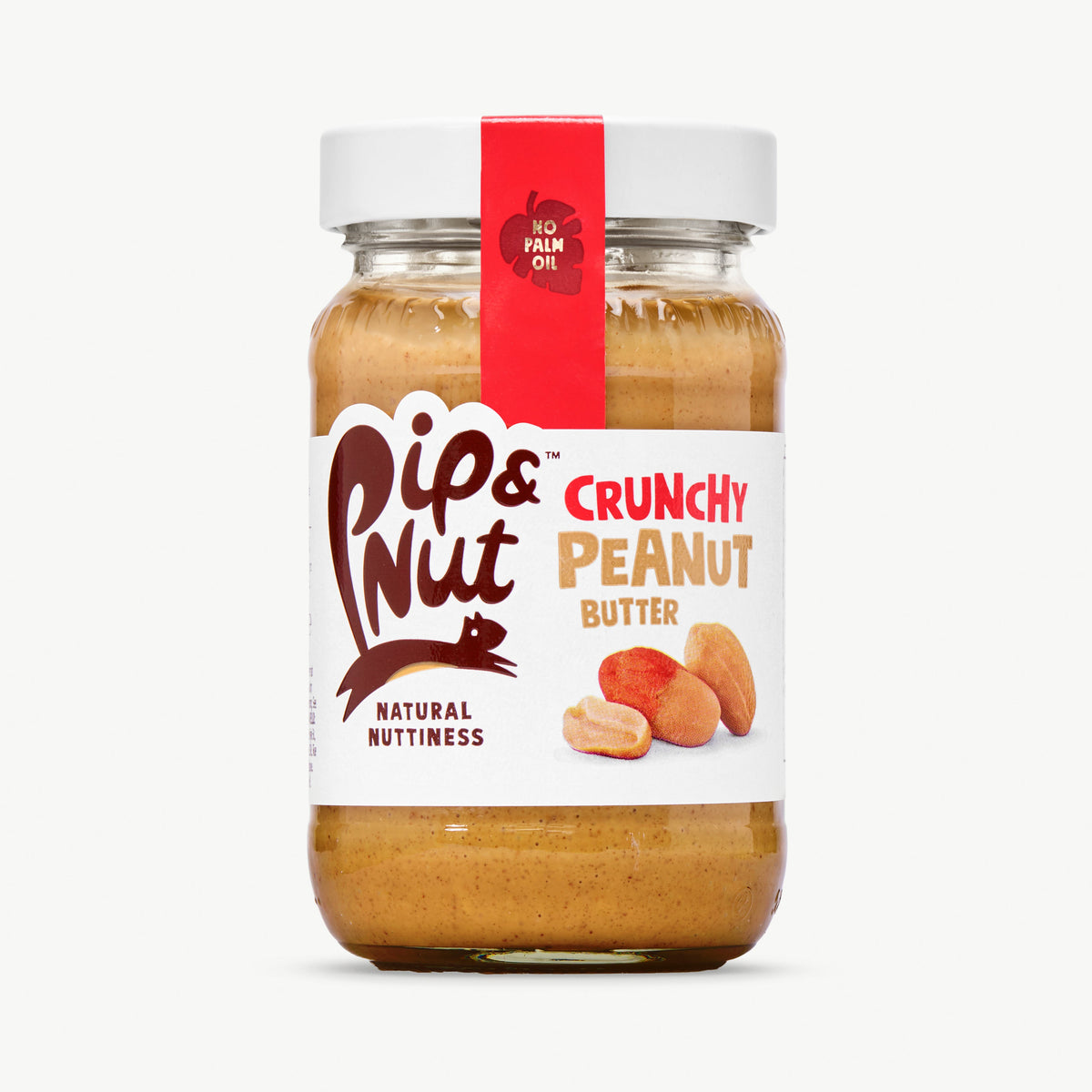 Pip & Nut Crunchy Peanut Butter 300g jar