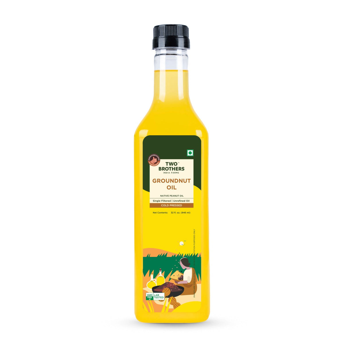 Two Brothers Cold-Pressed Groundnut Oil