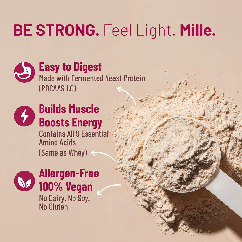Mille Yeast Protein Unflavoured uses