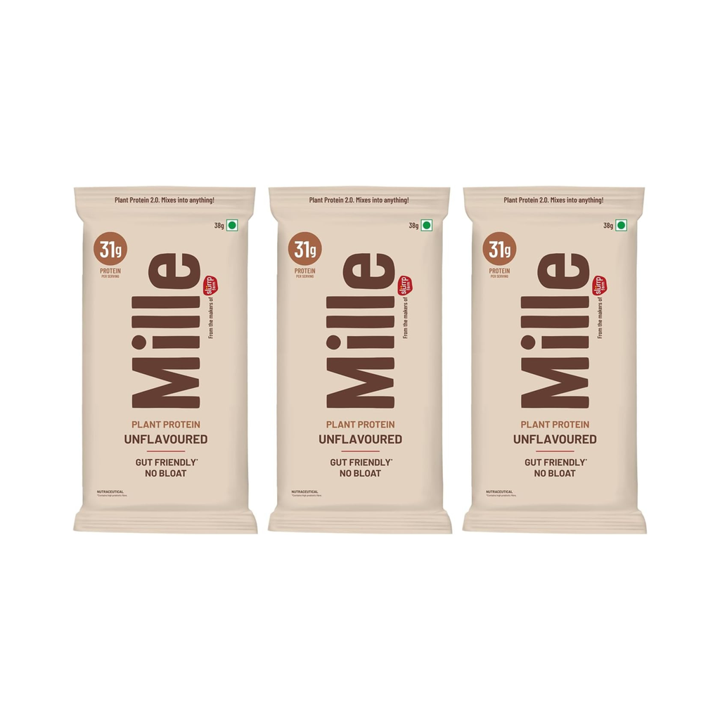Mille Yeast Protein Unflavoured single-serve sachet - front