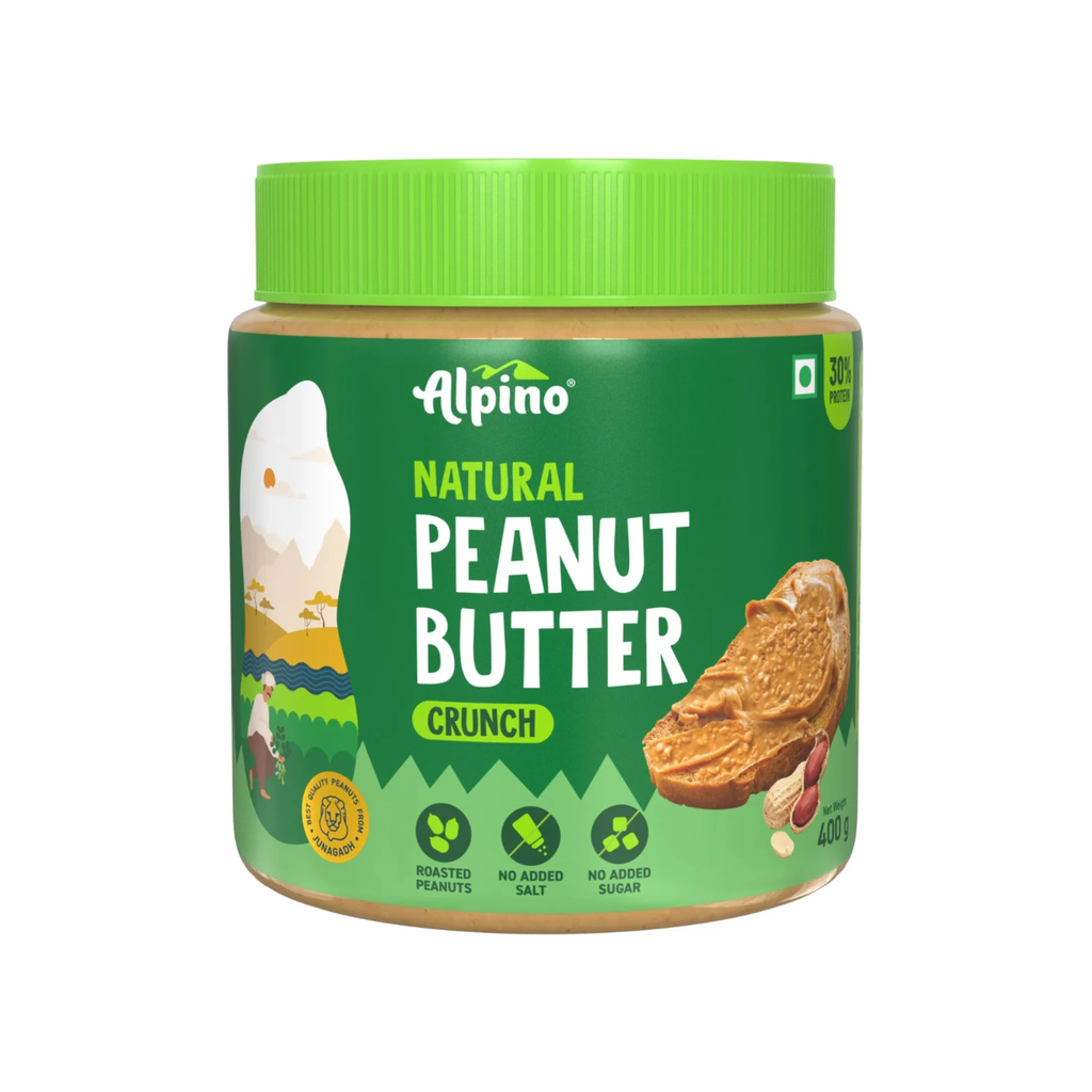 Alpino Natural Peanut Butter Crunch 400g