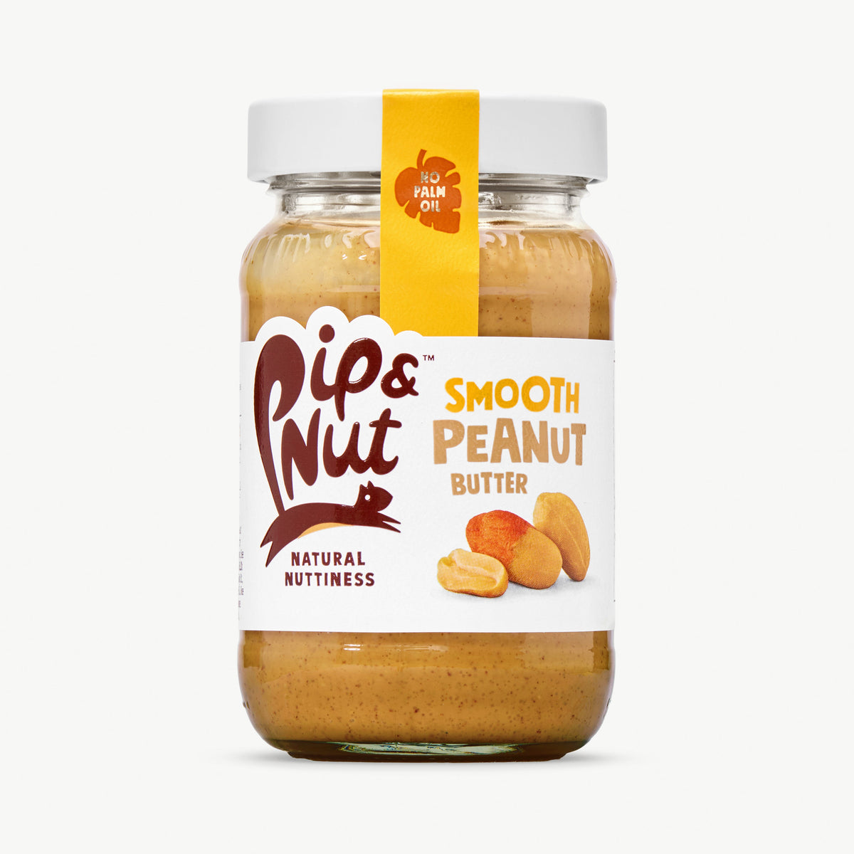 Pip & Nut Smooth Peanut Butter 300g jar