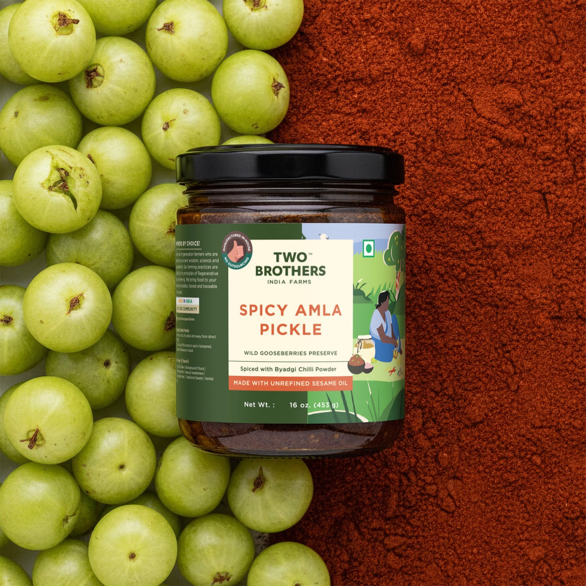 Two Brothers Spicy Amla Pickle