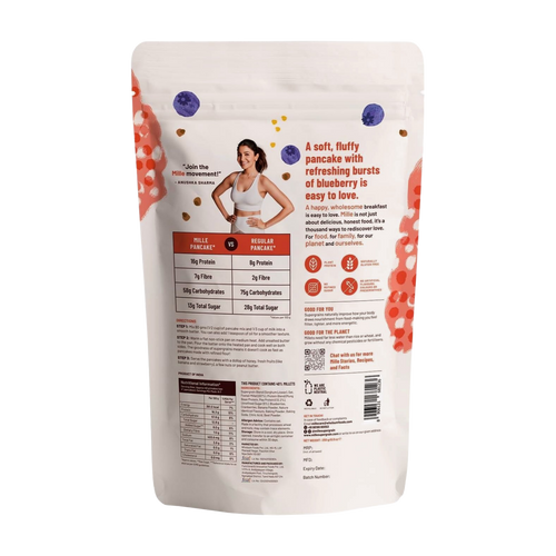 Mille Protein Pancake Mix — Blueberry