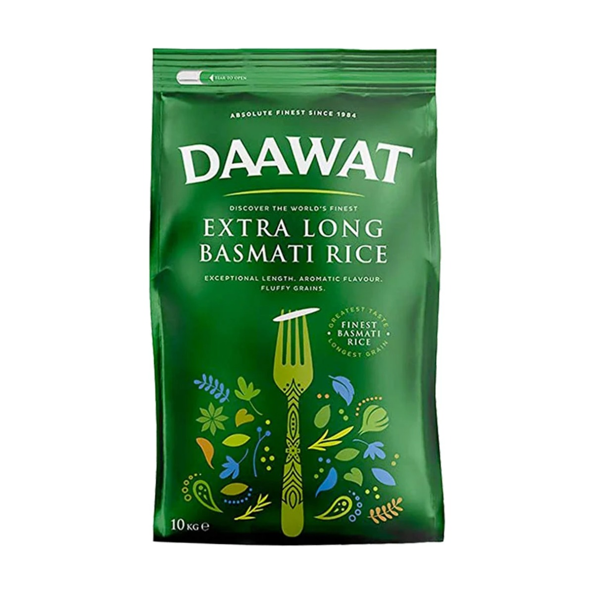 Daawat Extra Long Basmati Rice 10kg bag