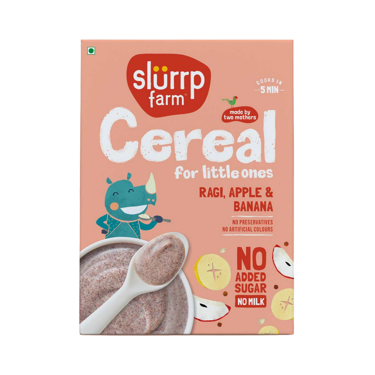 Slurrp Farm Ragi, Apple & Banana Cereal 200g pack