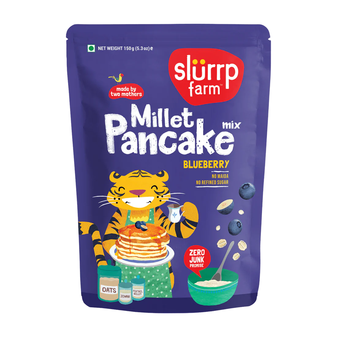Slurrp Farm Millet Pancake Mix — Blueberry