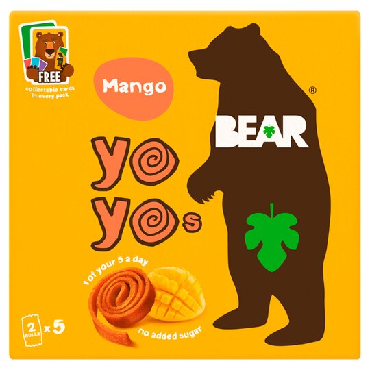 BEAR Fruit Yoyos Mango multipack 5 x 20g
