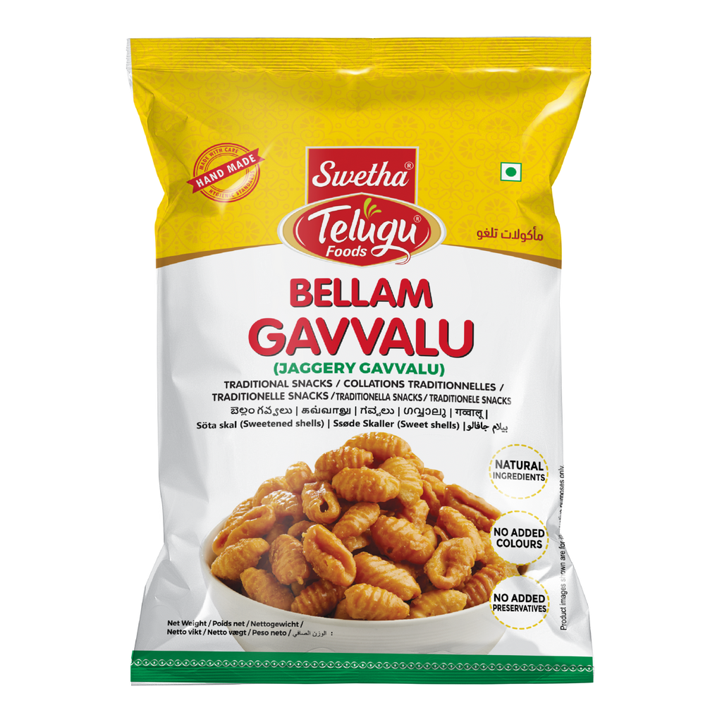 Swetha Telugu Bellam Gavvalu (Jaggery Shells) 170g — front of pack