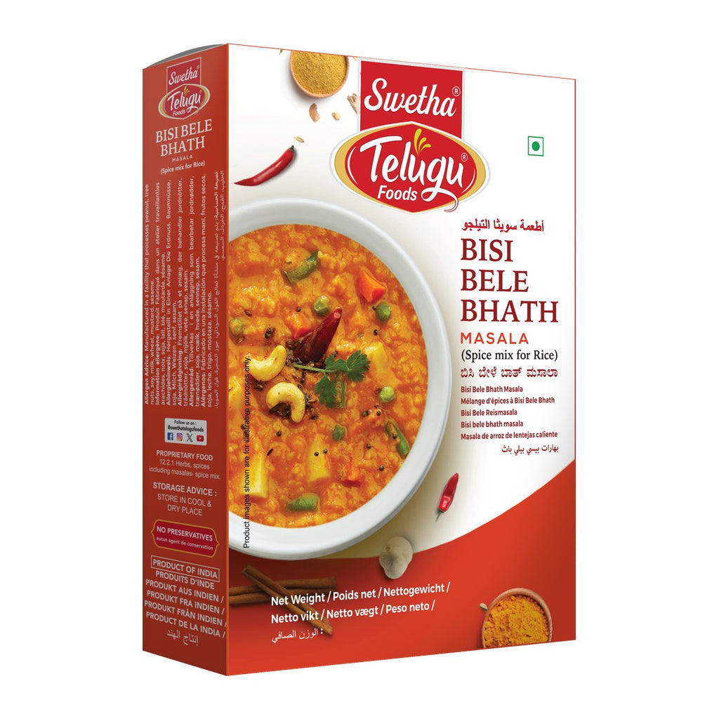 Swetha Telugu Bisi Bele Bhath Masala 100g — front of pack