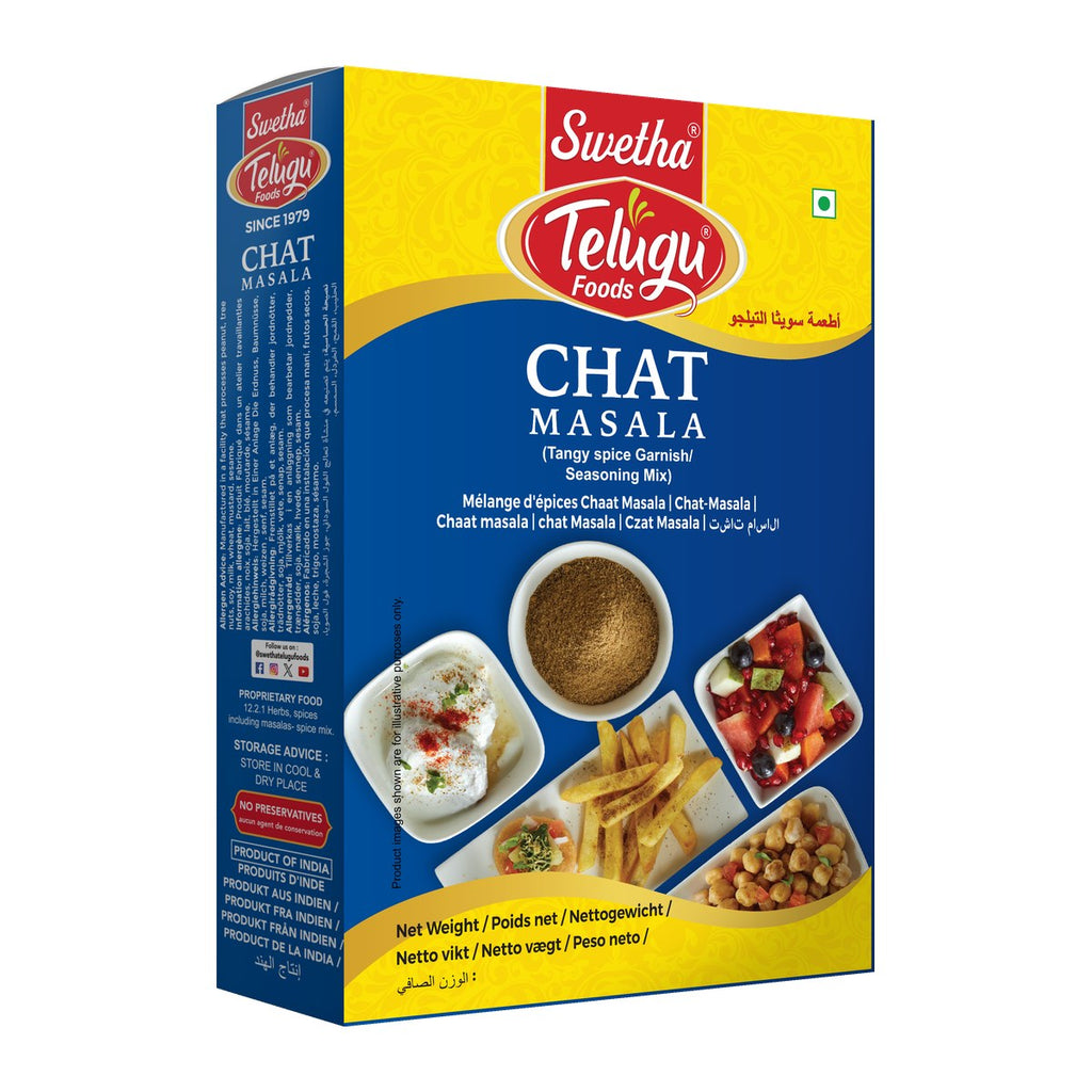 Swetha Telugu Chat Masala 80g — front of pack