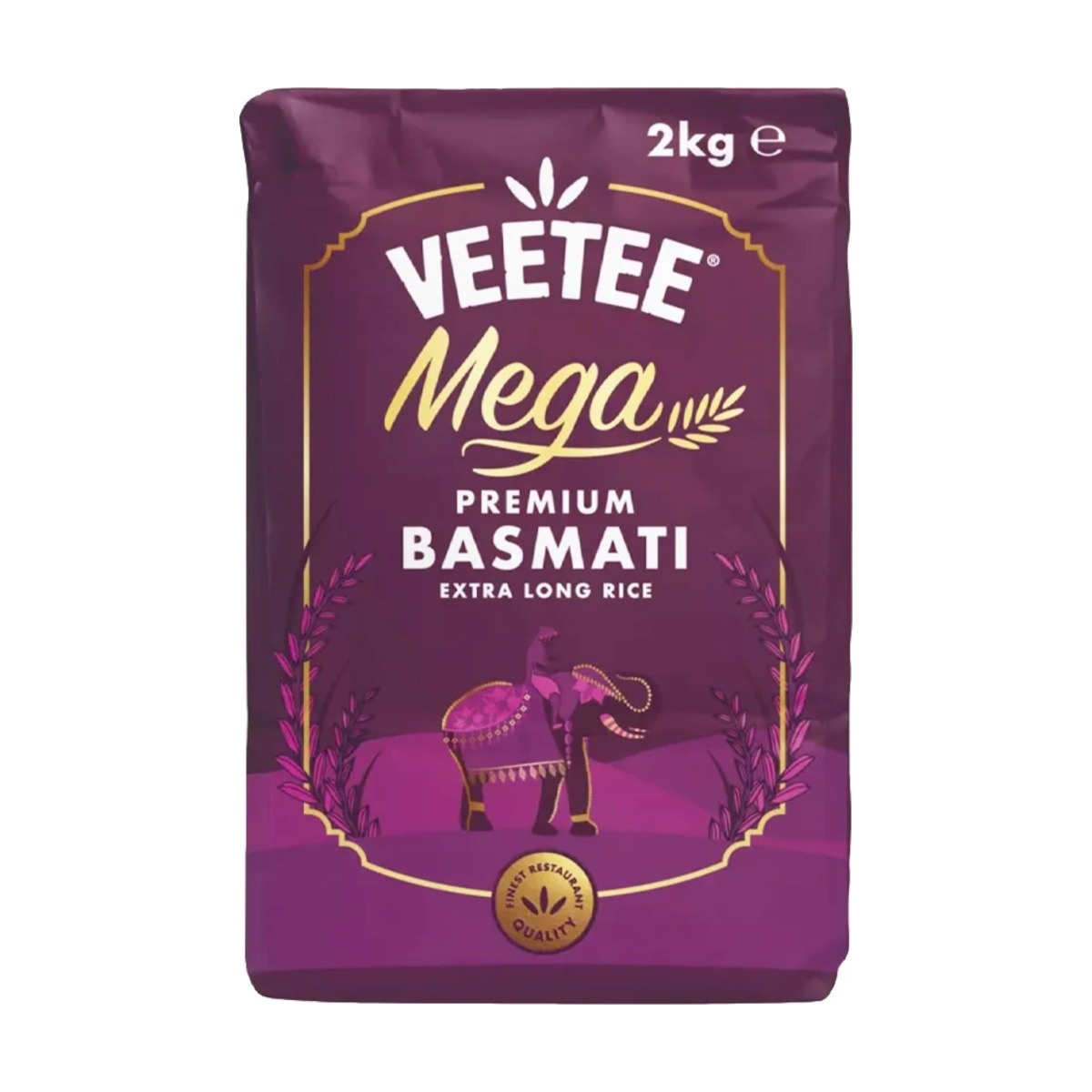 Veetee Mega Extra Long Basmati Rice 2kg bag