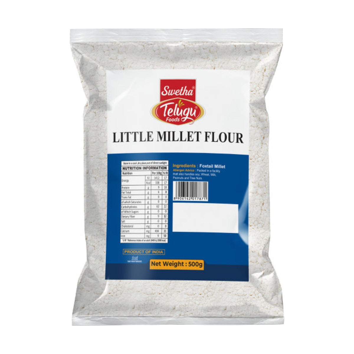 Swetha Telugu Little Millet Flour 500g pack