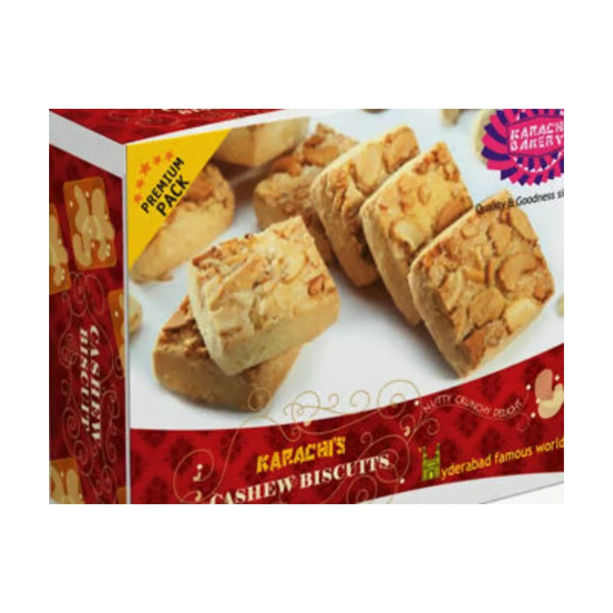 Karachi Bakery Cashew Biscuits 400g box