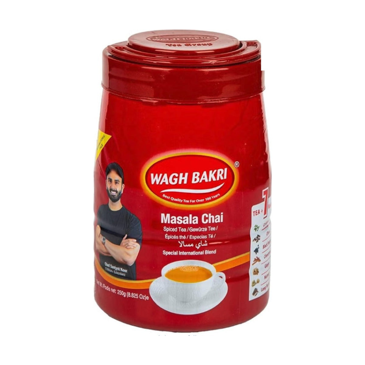 Wagh Bakri Masala Chai 250g jar